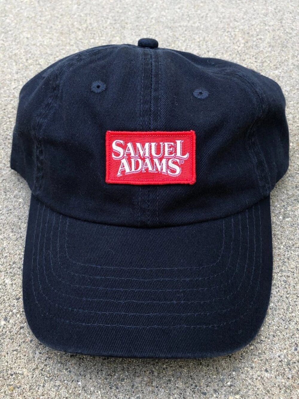 SAMUEL ADAMS Baseball Hat Men's Blue Adjustable Cap Dad Beer 100% Cotton
